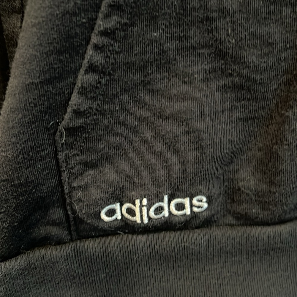 Adidas Black Youth Boys Size L/G (14/16) Hoodie/Sweatshirt w/Adidas Graphic - Picture 2 of 7